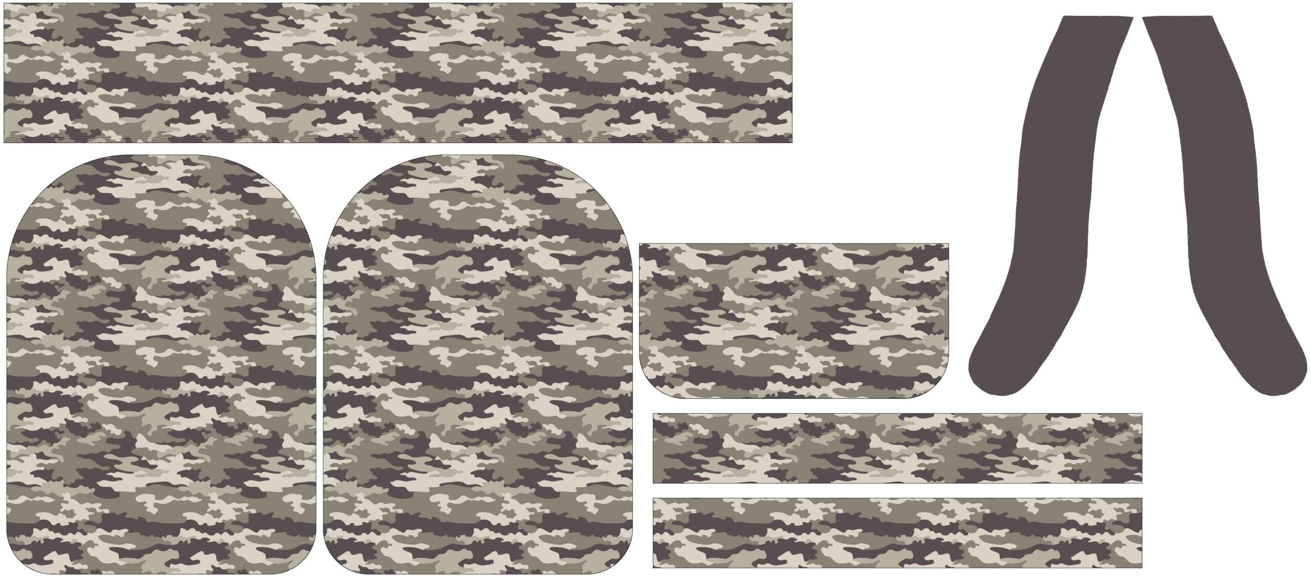 31 Mochila Escolar - Camuflado 1