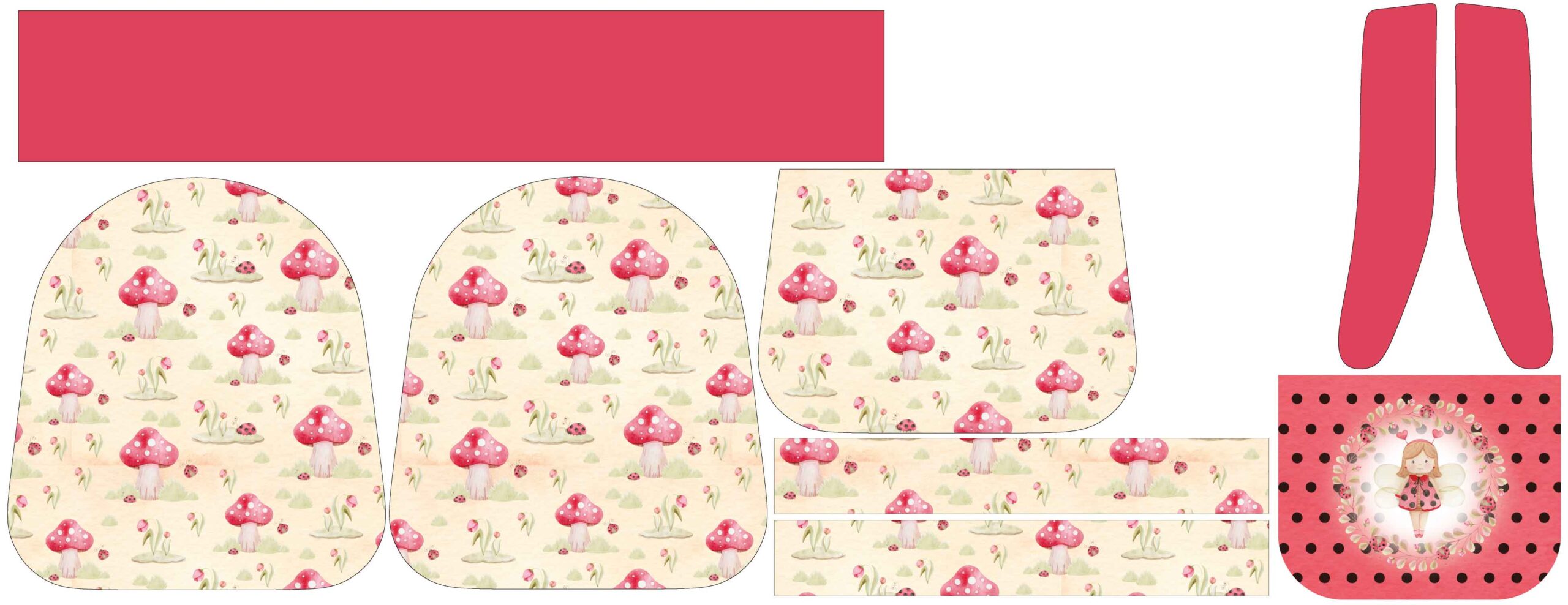 Mochila Pré Escolar Kids - Joaninha