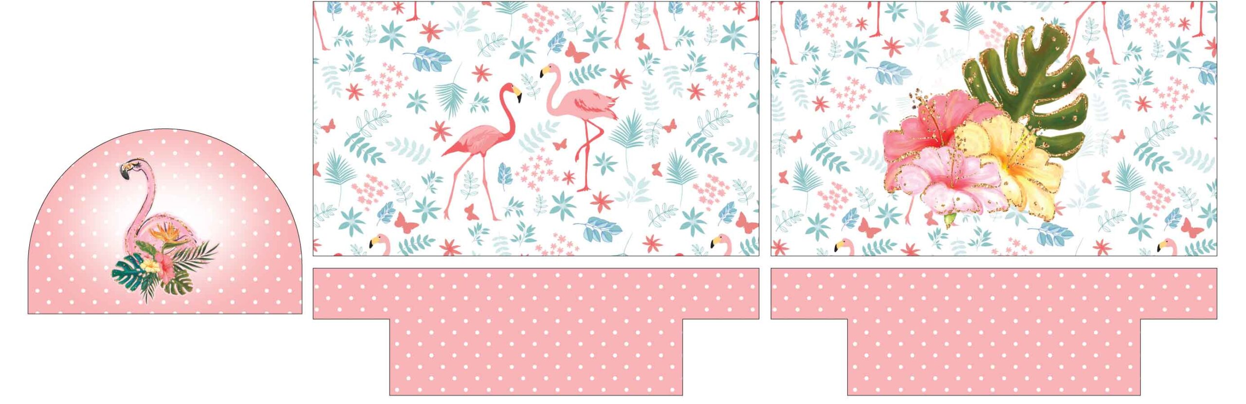 Necessaire Vivi - Flamingos