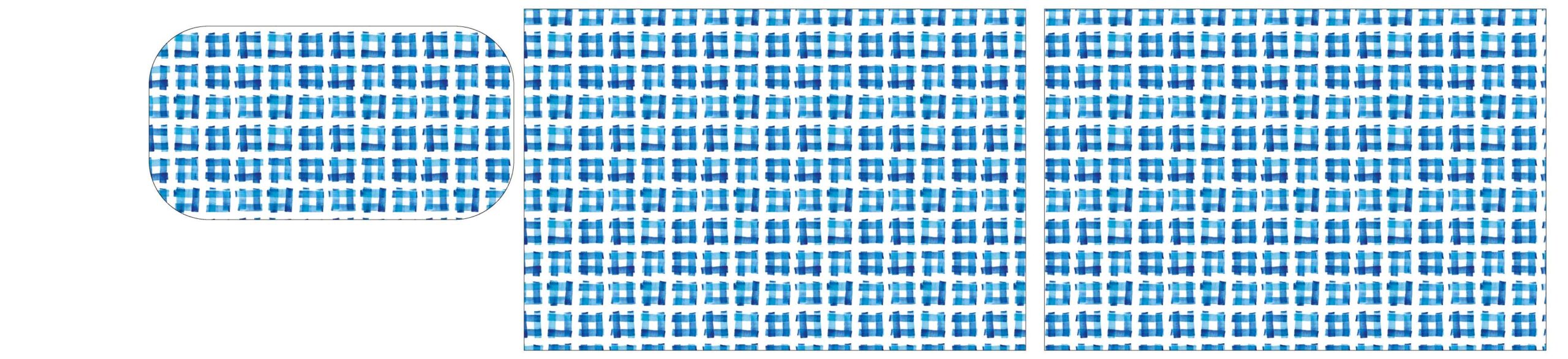 Saco Cristal - Quadrados Azuis 1