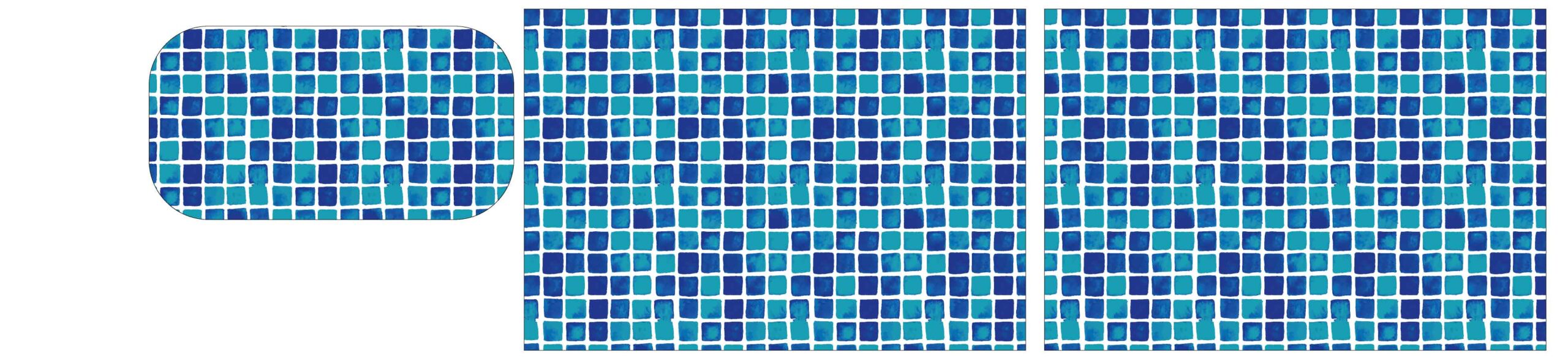 Saco Cristal - Quadrados Azuis 2