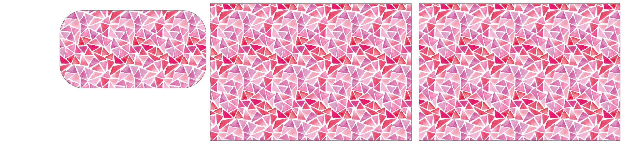 Saco Cristal - Triangulos Rosa