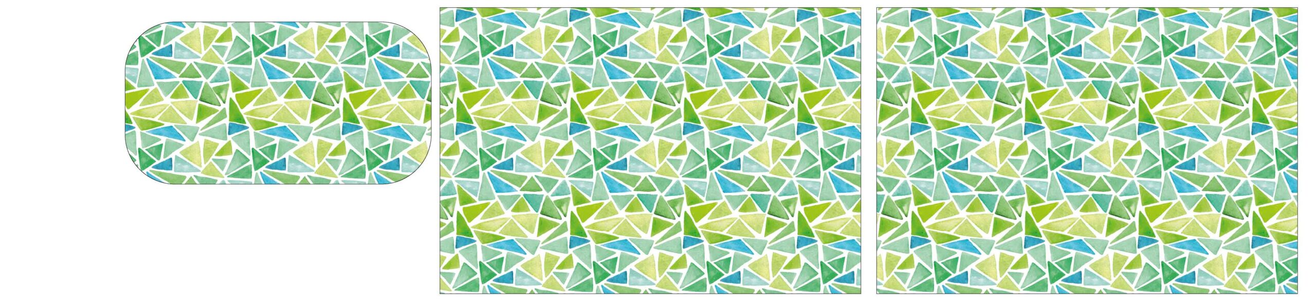 Saco Cristal - Triangulos Verdes