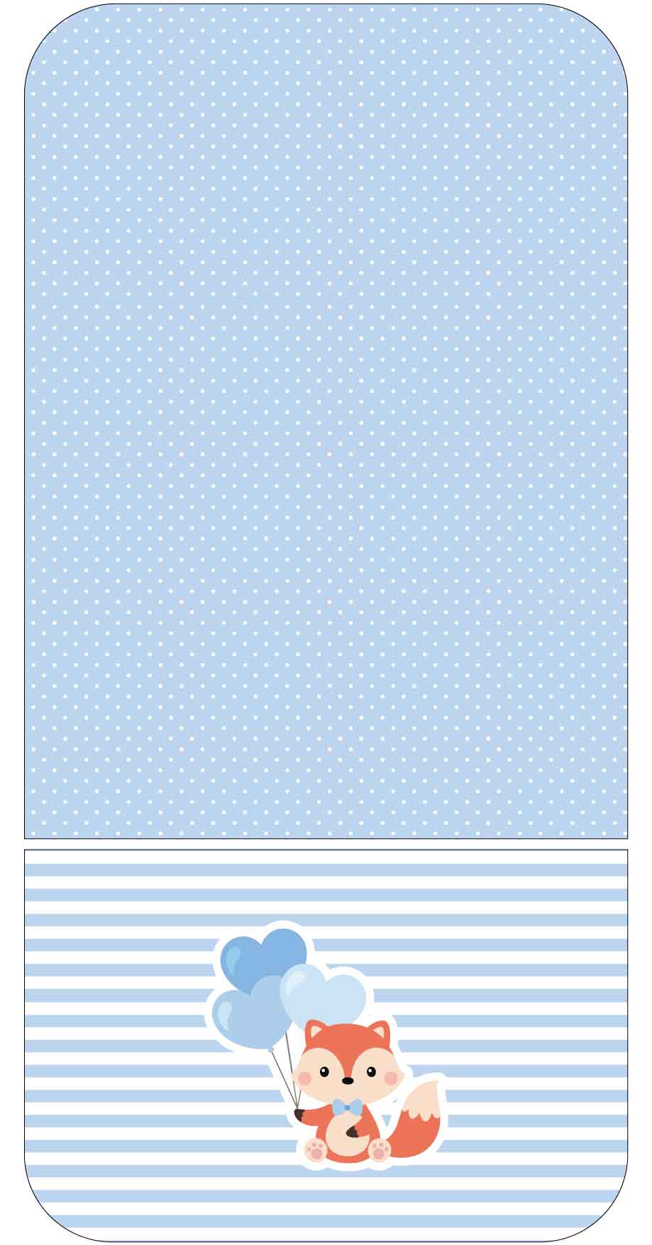 Muda fraldas Raposa Menino